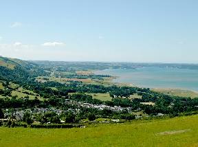 Menai Straits from Plas Heulog